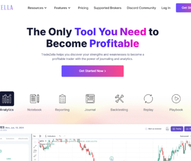 TradeZella Homepage