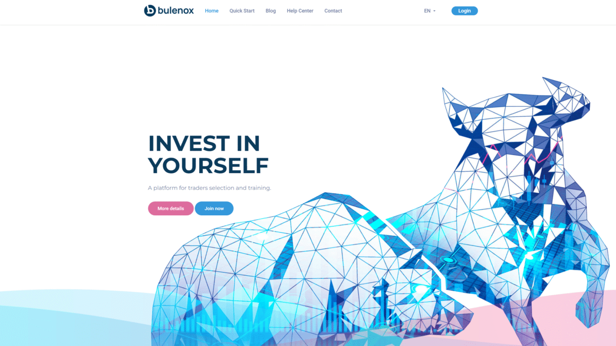 Bulenox homepage