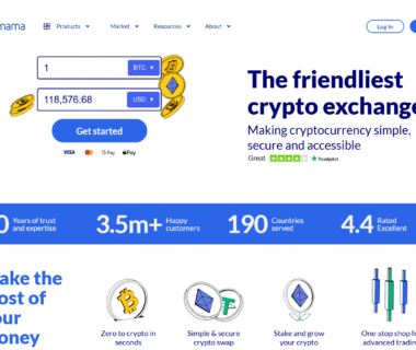 Coinmama Homepage