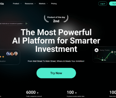 Intellectia Ai Homepage