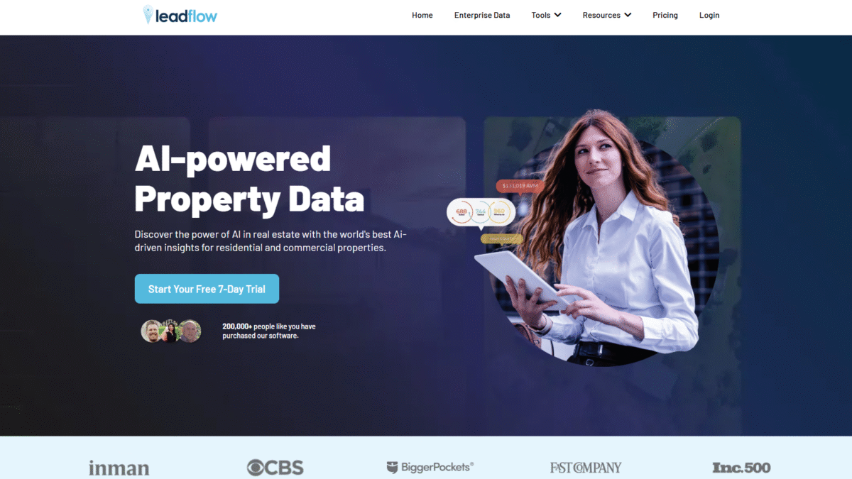 Leadflow Homepage
