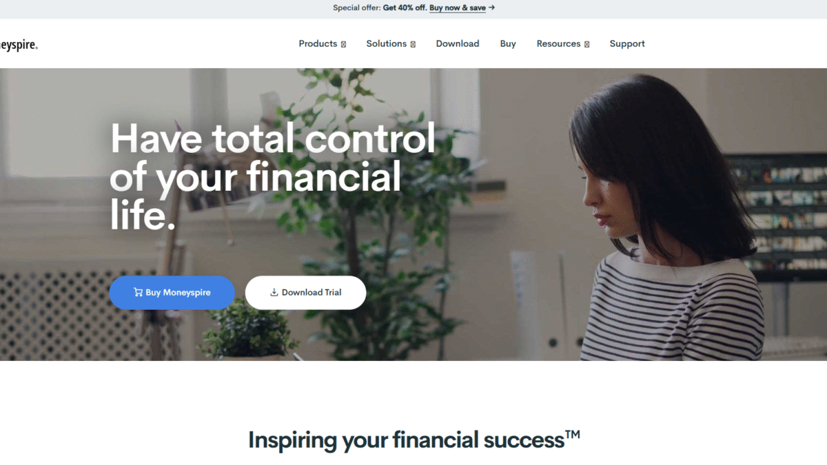 Moneyspire Homepage