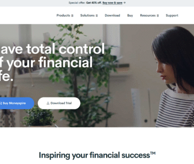 Moneyspire Homepage