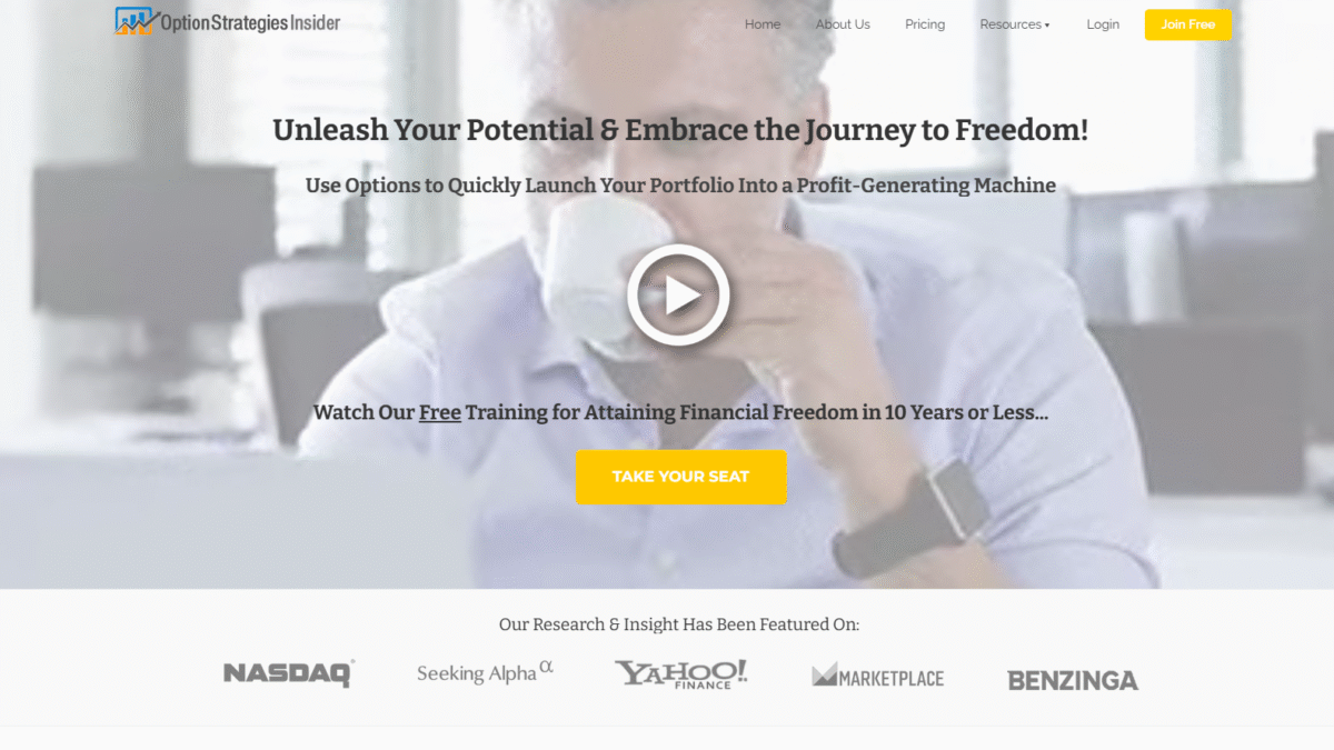 Option Strategies Insider Homepage