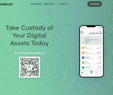 RockWallet Homepage