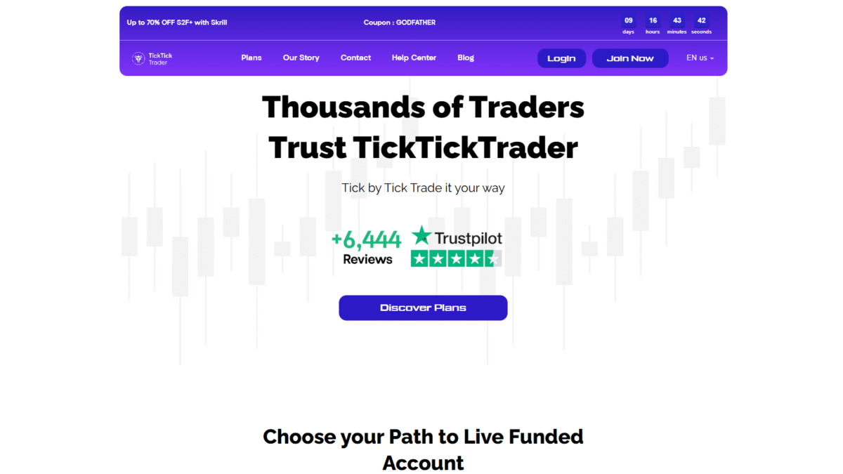 TickTickTrader Homepage