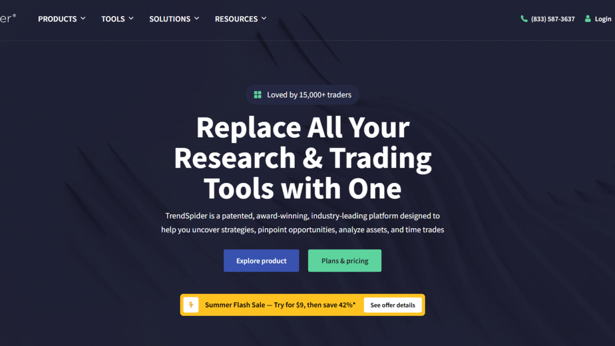 TrendSpider Homepage